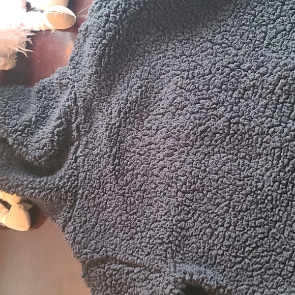 2 Tops!! Girls Hooded Sequins fuzzy Sweaters Size XL - Picture 7 of 8